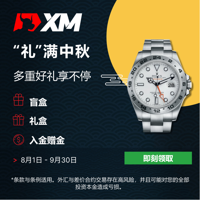 XM交易平台中秋奖励